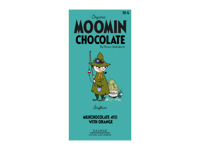 Organic Moomin Chocolate Snufkin - Mjölkchoklad 41% med Apelsinsmak