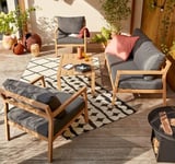 Salon bas de jardin Cubic - 4 personnes