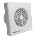 Manrose QF100T "Quiet" Extractor Fan with Timer for 4"/100mm duct