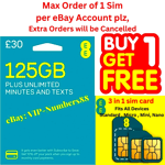 Official EE UK Pay As You Go Mobile phone SIM Card 2024: Flexible DATA Packages