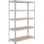 Etagère/Rayonnage de Garage Stockage Charge Lourde 5 Niveaux 180 x 120 x 45cm