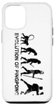 Coque pour iPhone 12/12 Pro Ping Pong Evolution pour les joueurs de tennis de table