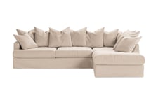 Nordic Home - Hilde Soffa Schäslong Höger Beige från Sleepo