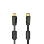 HAMA Cable HDMI High Speed 4K 18 Gbit/s 10.0m Gold