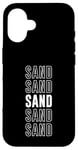 Coque pour iPhone 16 Vêtements Sable Sable