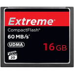 Extreme 16GB Compact Flash-minneskort 60MB/s Kamerans CF-kort