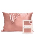 Kitsch Satin Pillowcase for Hair & Skin - Softer Than Silk Pillowcase for Hair and Skin | Cooling Pillowcases with Zipper | Satin Pillow Case Cover | Pillow Cases Standard Queen (Terracotta, 1 Pack)