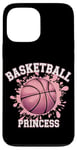 Coque pour iPhone 13 Pro Max Joueuse de basket-ball Basketball Princess