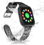 4g Montre Connectée Enfant Gps Wifi Appel Vidéo, Montre Gps Enfant Tracker Avec Sos Chat Familial Jeux Caméra Étanche Mode Classe Traceur Gps Enfant, Montre Telephone Avec Sim Cade[Wat081790]