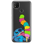 ERT GROUP Coque de téléphone Portable pour Xiaomi REDMI 9C Original et sous Licence Officielle Disney Motif Stitch 015 Parfaitement adapté à la Forme du téléphone Portable, partiel imprimé