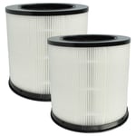 vhbw 2x Filtres HEPA compatible avec Xiaomi Smart Air Purifier 4 Compact purificateur d'air - Filtre de rechange