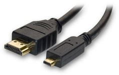 Premium Micro HDMI to HDMI Cable for Tablets and Smartphones - 3 metres Length