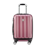 DELSEY Paris Helium Aero Valise Rigide Extensible avec roulettes pivotantes, Rose Pivoine, Carry-on 19 inch, Helium Aero Valise Rigide Extensible avec roulettes pivotantes