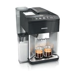 Siemens Machine à café EQ500 intégrale TQ517D03, nombreuses spécialités de café, mousseur à lait, réservoir à lait, fonction 2 tasses, nettoyage à la vapeur, 1500 W, acier inoxydable/laqué piano noir