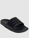 adidas Sportswear Mens Adilette Comfort Sliders - Black, Triple Black, Size 11, Men