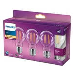 Philips LED Deko Filament - E27 - 4.3 W - 3 stk - 470 Lumen