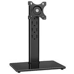 Rfiver Support Ecran PC pour Moniteur jusqu'à 32 Pouces Pied Bras de Moniteur pour Bureau Inclinaison/Pivotant/Rotation/Réglable en Hauteur Supporte jusqu'à 10kg MS1001