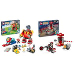 LEGO Sonic the Hedgehog Sonic vs. Dr. Eggman's Death Egg Robot Toy for Kids & Sonic the Hedgehog Shadow the Hedgehog Escape, Motorbike Toy for Kids, Boys & Girls aged 8 Plus with Buildable Lab