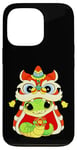 Coque pour iPhone 13 Pro Happy Lunar Chinese New Year 2025 Cute Baby Snake Dragon