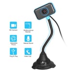 Mini caméra USB HD Webcam Le bruit intégré réduit le micro Stander rotatif flexible