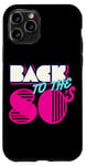 Coque pour iPhone 11 Pro Cool Back to 80's, vintage rétro 80's Outfit Graphic Design