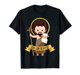 Saint John the Baptist Bible Gospel Cute Catholic Saint Kids T-Shirt