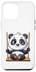 Coque pour iPhone 12 Pro Max Aire de jeux Panda Swinging Playground Fun