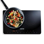 Electric Induction Hob Portable Digital Touch Dual Cooker Hot Plate 2800W