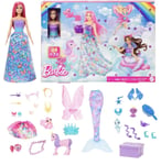 Barbie DREAMTOPIA  Advent Calendar 2024 OFFICIAL WITH  Transforming Barbie Doll