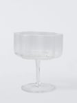 John Lewis Flower Coupe Cocktail Glass, 260ml, Clear