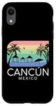 Coque pour iPhone XR Cancun Mexico - Vacances d'été rétro mexicaines