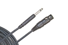 D'addario D'Addario Classic Series Unbalanced Microphone Cable, XLR-to-1/4-inch, 25 feet