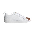 ADIDAS Femme STREETCHECK Sneaker, FTWR White/FTWR White/Matte Gold, 38 2/3 EU