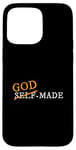 Coque pour iPhone 15 Pro Max Graphique orange fabriqué par Dieu orange