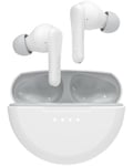 Belkin SoundForm Nano 2 Bluetooth Earbuds for Kids with Built-in Microphone, 28H Battery Life, Safe 85dB Volume, IPX5 Water Resistance - Kids Bluetooth Earbuds for iPhone,iPad,Galaxy,& More -White