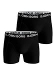 Björn Borg 2P CORE SHORTS SOLID BLACK