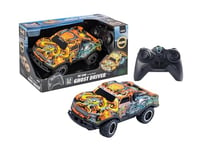 Revell Control 24682 Remote Control Car Ghost Driver - Orange With Precise 2.4 GHz Control, 1:22 Scale, 17.5cm in length