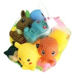 Anime Pikachu Bulbasaur Charmander Squirtle Eevee Snorlax Cartoonfigurer Vokal Badleksak