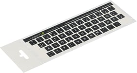 Touches De Clavier Allemand Autocollantes Pour Pc Et Ordinateur Portable Différentes Tailles Au Choix Avec Laminé De Protection Mat 13X13 Mm Noir