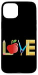 iPhone 15 Plus Love Apple Pencil Ruler Teacher School Design Case