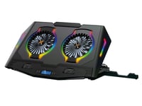 Conceptronic THYIA ERGO 2-Fan Gaming Laptop Cooling Stand