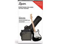 Squier Squier Sonic Stratocaster -Kitarapaketti, Musta