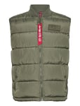 Alpha Industries Puffer Vest Lw Khaki Green