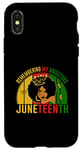 Coque pour iPhone X/XS Remember My Ancestors Black History Month Juneteenth