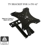 Full Motion TV Wall Mount Bracket Swivel Tilt 14 18 26 32 40 42 Inch LED LCD UK