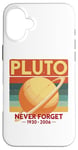 Coque pour iPhone 16 Plus Honoring Our Lost Planet Pluto Never Forget 1930 2006