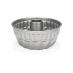 patisse 03642 - Moule à Gâteau, Moule à pâtisserie Kougelhopf ou Kouglof - Silver-Top - Acier Revêtu, gris argenté Ø 22 cm