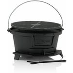 Bbq-toro - Barbecue en fonte avec grille 32 x 33 x 18 cm Hibachi Style