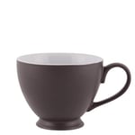 PLINT Lot de 6 tasses à thé Stoneware, Presque black color Coffee Tasses Stoneware, Tasses à thé, Tasses à café Porcelain, Tasses Cappuccino 350 ml