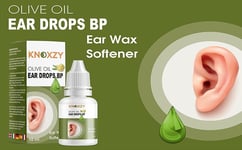 KNOXZY EAR DROPS EAR WAX REMOVAL ITCHY EARS EAR CARE DROPS PAIN RELIEF 10 ML